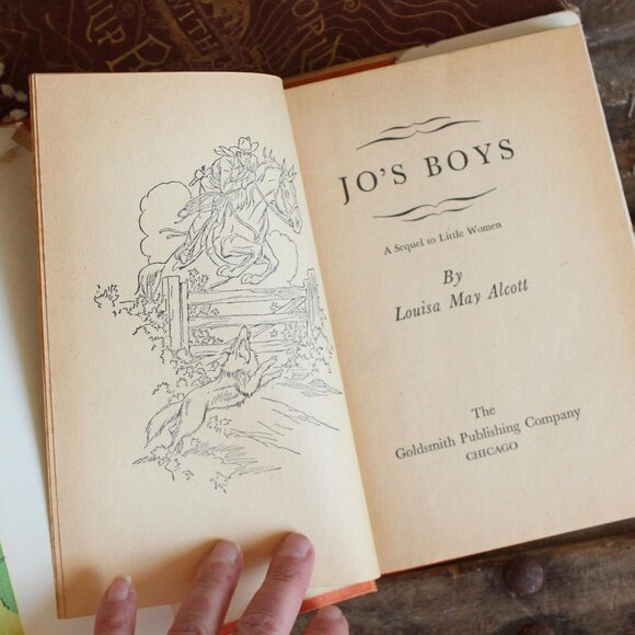Vintage 1960s Book, "Jo's Boys" by Louisa May Alcott, A Sequel to Little Women - Picture 6 of 10
